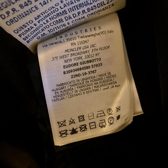 WOMEN'S MONCLER EUDORE COAT - Picture 7 of 9